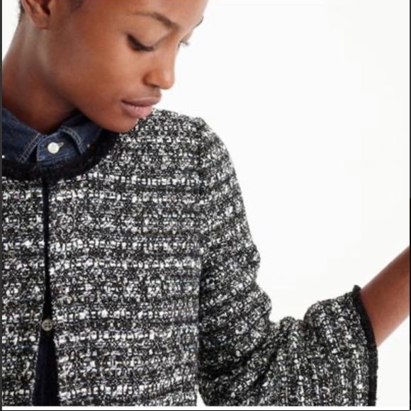 πNWTπ J Crew Tweed Lady Jacket - Picture 2 of 14